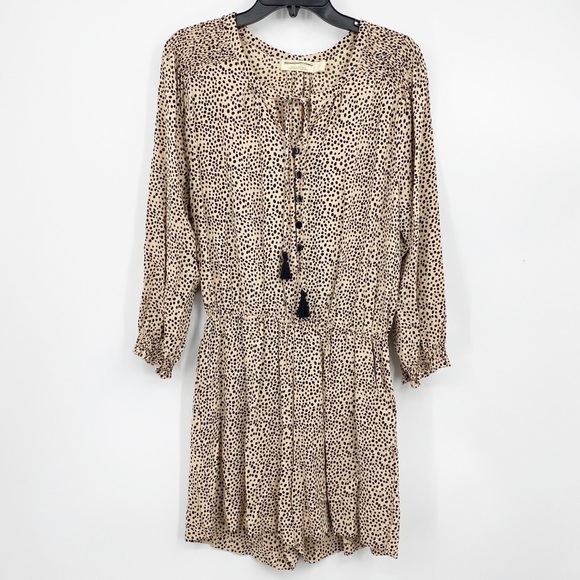 Anthropologie Beachgold Chelsea Leopard Romper NEW - Picture 2 of 7